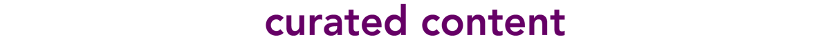 curated content